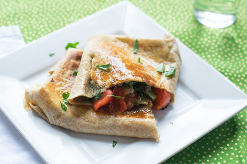 Toasted Caprese Wrap