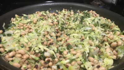 Zucchini and Black Eyed Peas