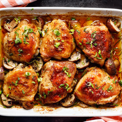 baharat and mushroom chicken