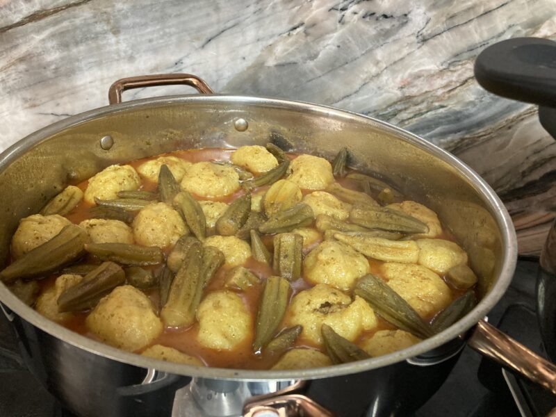 Kubbeh with Okra:Bamia