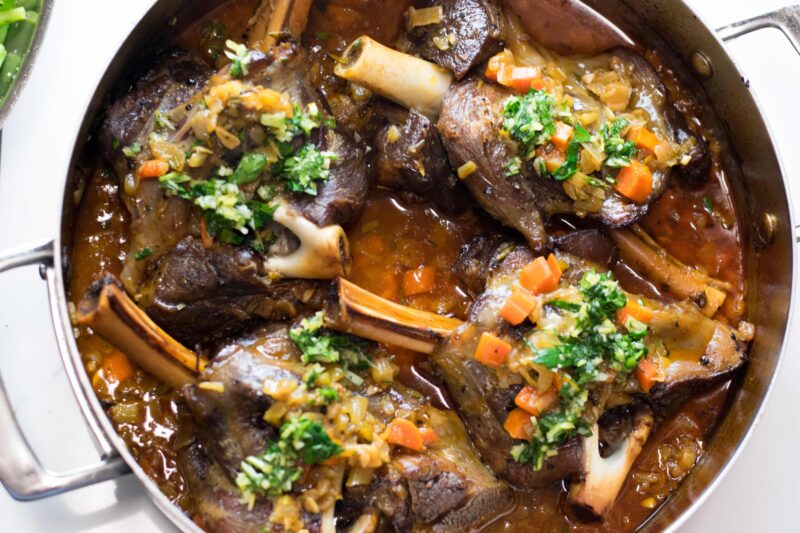 Braised Lamb Shanks