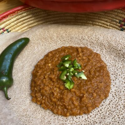 Ethiopian red lentils - Tsion cafe