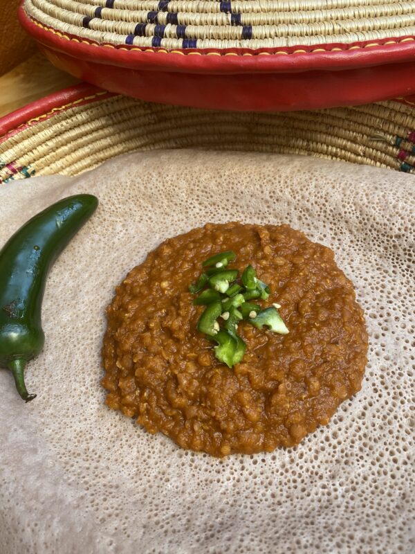 Ethiopian red lentils - Tsion cafe