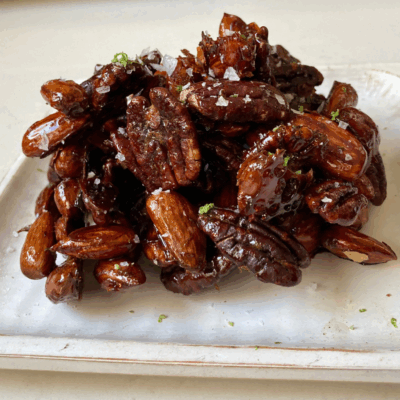 Honey Roasted Nuts with Lime and Mint1