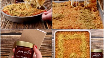 Knafeh 2 ways collage