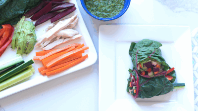 Chicken Rainbow Roll-Ups