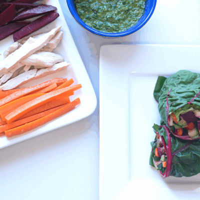 Chicken Rainbow Roll-Ups