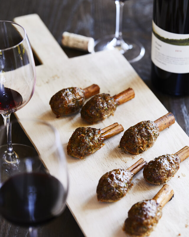 Spiced Beef Lollipops