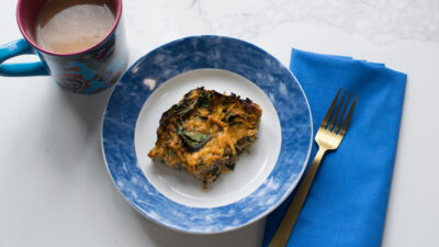 Sweet Potato Spinach Bake