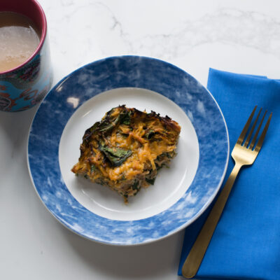 Sweet Potato Spinach Bake
