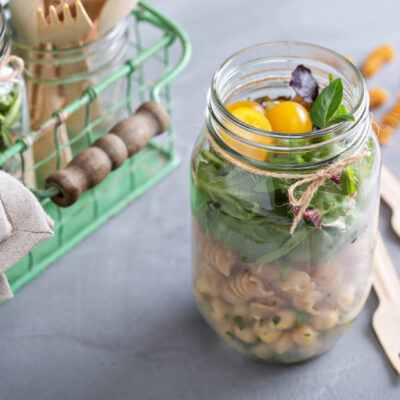 Layered Pasta Salad In A Jar