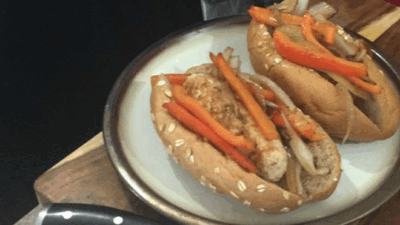 chicken sausage with peppers