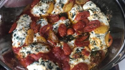 tomato basil gnudi