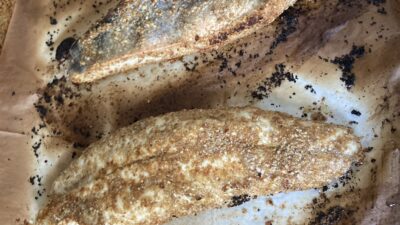 2-ing dukkah fish