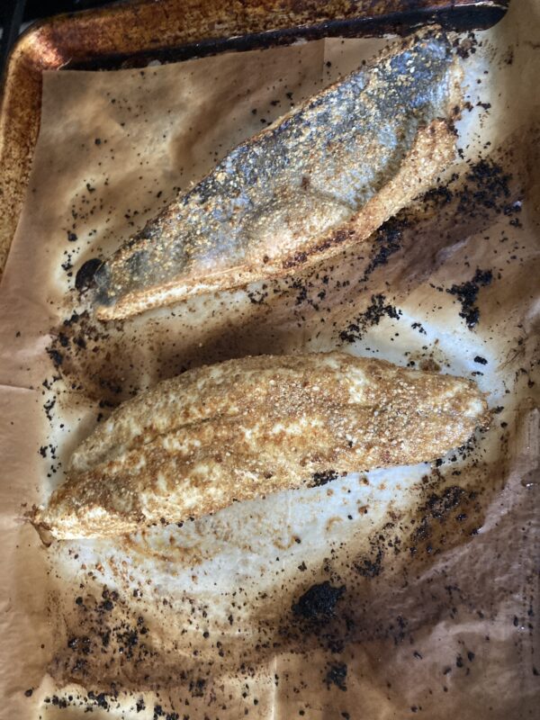 2-ing dukkah fish