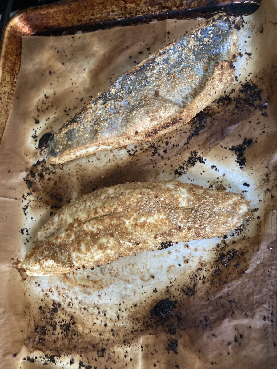 2-ing dukkah fish