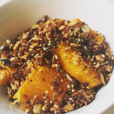 Crispy Quinoa Pumpkin Bowl