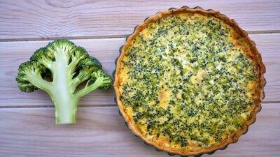 healthy broccoli quiche