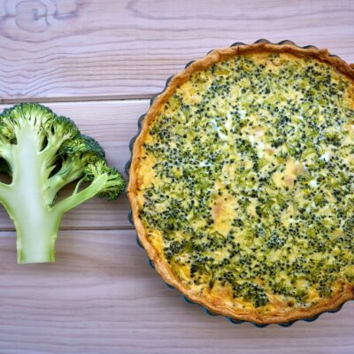 healthy broccoli quiche