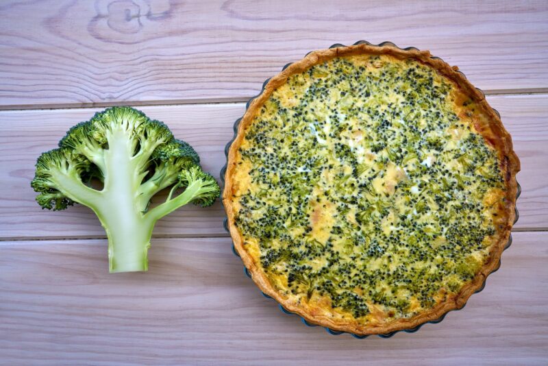 healthy broccoli quiche