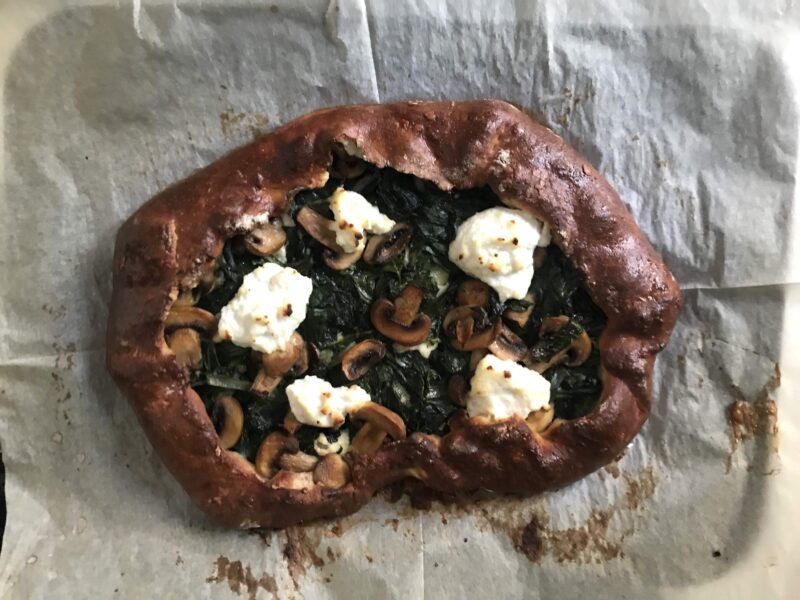Mushroom Chard Galette