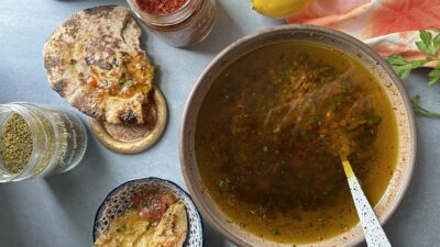 Bread Dipping Oil Israeli Wide