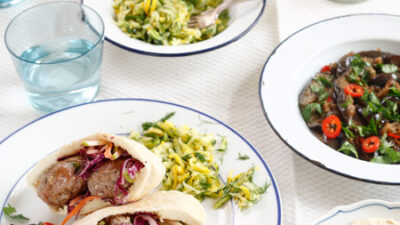 yom-haatzmaut Kebabs and Ssalad