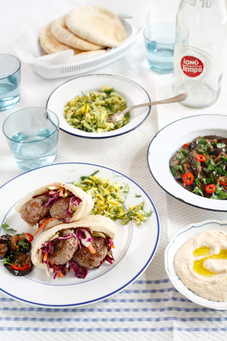 yom-haatzmaut Kebabs and Ssalad