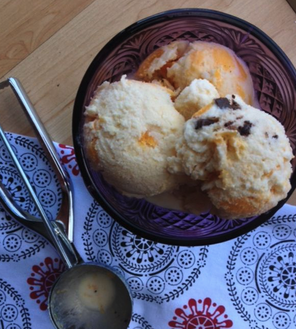 Ice cream with Mango