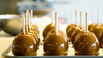 cinnamon sugar candy apples