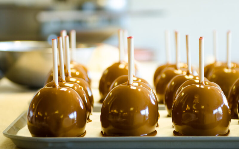 cinnamon sugar candy apples