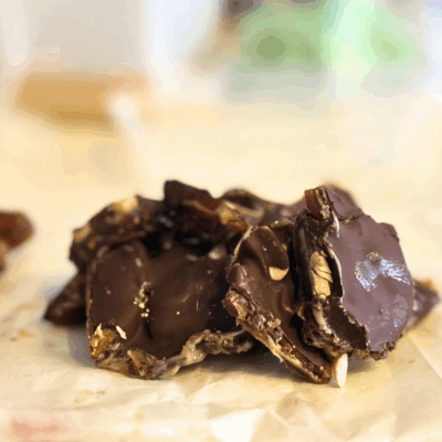 Viral Date Bark with a Tahini Twist