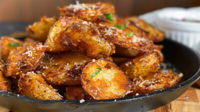 Crispy Parmesan Potatoes