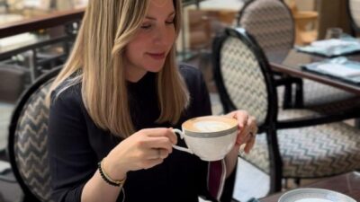 Jamie at the Waldorf Breakfast